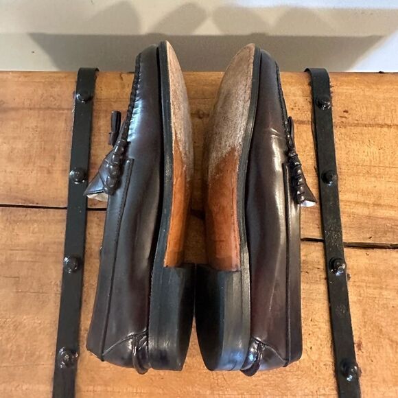 Johnston & Murphy Dress shoes Tassel Burgandy size 8 D - Picture 3 of 6